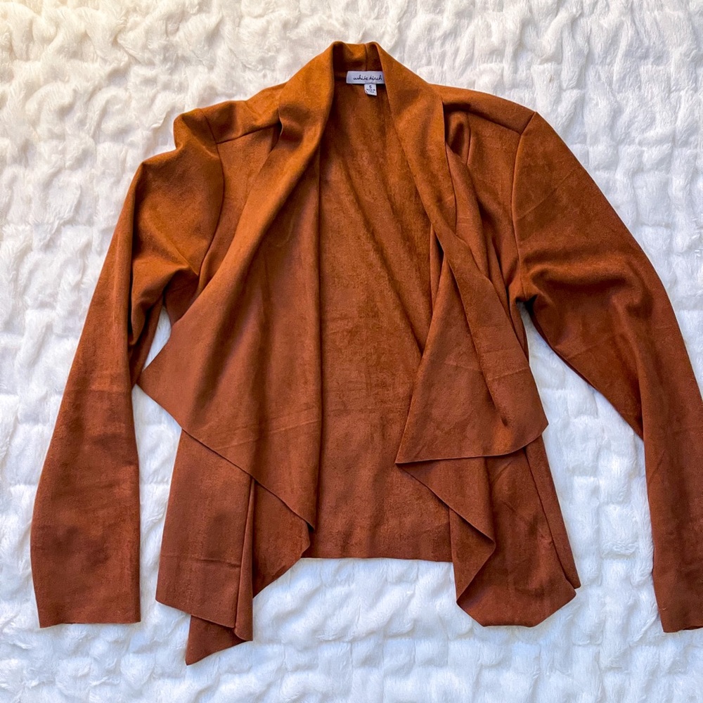 Light Suede Blazer/Cardigan
